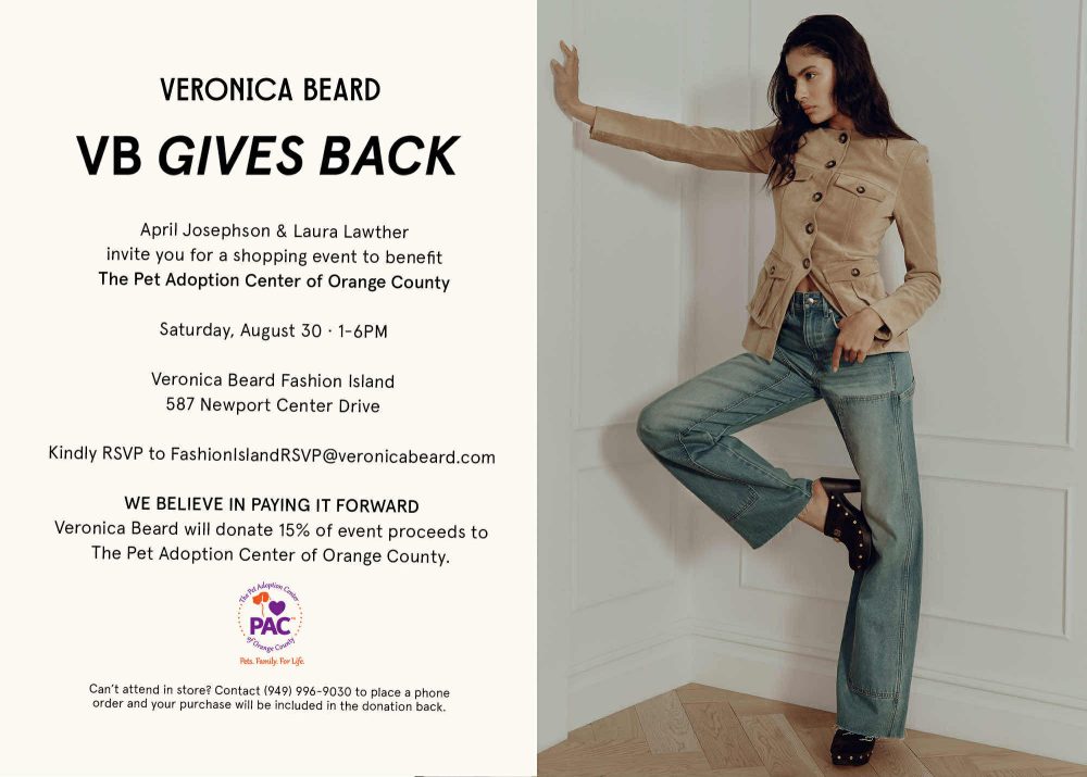 Veronica Beard Shopping/Fundraising Event for the PAC - Saturday August 30th.